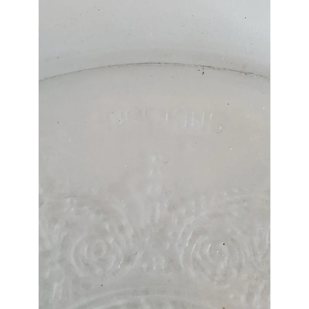 Vintage Fire King Sapphire Blue Philbe Glassware 9 Inch Pie Plate